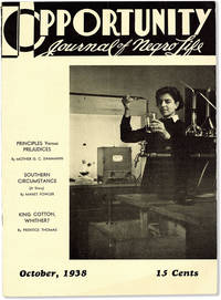 Opportunity: Journal of Negro Life - Vol.XVI, No.10 (October, 1938) by [AFRICAN AMERICANA] CARTER, Elmer Anderson (editor) - 1938