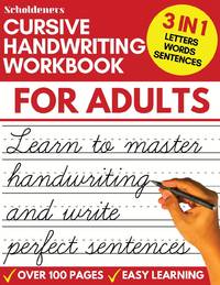 Cursive Handwriting Workbook for Adults : Learn Cursive Writing for Adults (Adult Cursive...