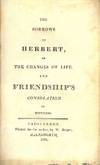 THE SORROWS OF HERBERT, OR THE CHANGES OF LIFE