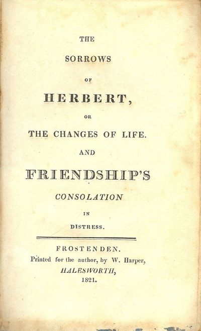 THE SORROWS OF HERBERT, OR THE CHANGES OF LIFE