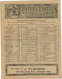 image of Century Edition music catalogue