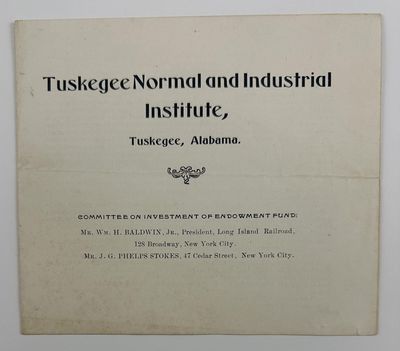 Tuskegee Normal and Industrial Institute, Tuskegee, Alabama [cover title]