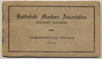 Battlefield Markers Association, Western Division, Charlottesville, Virginia, 1929
