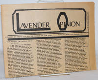 Lavender Opinion: vol. 1, #9, December 1974 by Taylor, L., editor - 1974