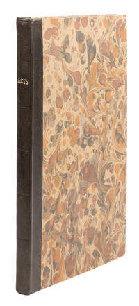 Anno Secundo, & Tertio, Edovardi Sexti: Actes Made in the Session..