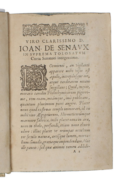 Myrothecium Spagyricum; sive Pharmacopoea Chymica, occultis naturae arcanis, ex Hermeticorum Medicorum scriniis depromptis abunde illustrata (part 1 only)(+) Hydrographum spagyricum (+) Palladium Spagyricum (+) Chirurgia Spagyrica. - [SAMMELBAND OF FOUR OF FRENCH ALCHYMIST FEBRE'S WORKS] (photo 3)