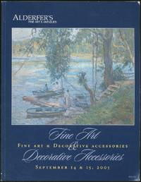 Alderfer's Fine Art & Antiques: Alderfer's September Fine Art & Decorative Accessories Auction, September 14 & 15, 2005