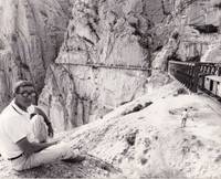 cover of Von Ryan's Express (Original photograph of Mark Robson on location for the 1965 film)