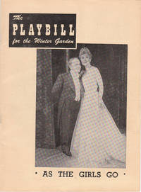 cover of Vintage 1949 Playbill from the Winter Garden Theater for "As the Girls Go"