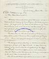 A Lengthy Letter Concerning A Contract To Supply Beef To A New Mexico Military Post