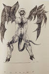 View Image 8 of 8 for Demons Imps & Fiends : Drawings by Leonard Baskin Inventory #8114