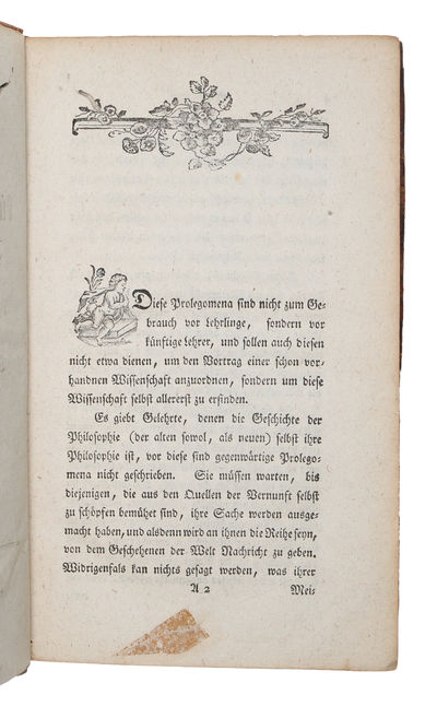 Prolegomena zu einer jeder künftigen Metaphysik die als Wissenschaft wird auftreten können. - [MAIN WORK OF GERMAN IDEALISM] (photo 5)