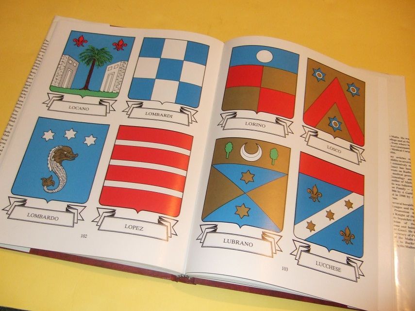 An Illustrated Collection of the Coats of Arms of Maltese Families