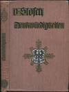 Denkwürdigkeiten des Generals und Admirals Albrecht von Stosch , ersten Chefs der Admiralität . Briefe und Tagebuchblätter