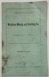 PROSPECTUS OF THE WINDHAM MINING AND SMELTING CO. OF WINDHAM, OURAY CO., COLORADO. ORGANIZED UNDER THE JOINT STOCK LAWS OF CONNECTICUT. CAPITAL, $100,000