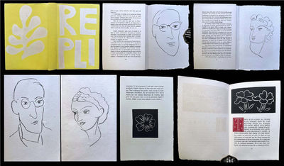 André Rouveyre. Repli. Illustrated with engravings by Henri Matisse. 1947.