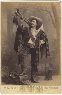 Full-length role portrait cabinet card photograph as Werner in Der Trompeter von Säkkingen by Victor Nessler (1884)