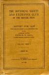 The Botaniocal Society and Exchange Club of the British Isles, vol XII, Part I : Report for 1938