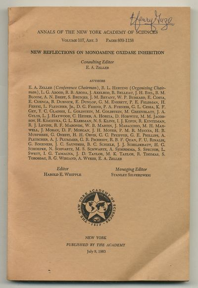 New Reflections on Monoamine Oxidase Inhibition [in]: Annals of the New York Academy of Sciences, Volume 107, Art. 3