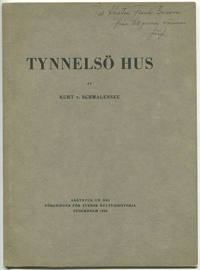 Tynnelsö hus. Särtryck ur RIG.