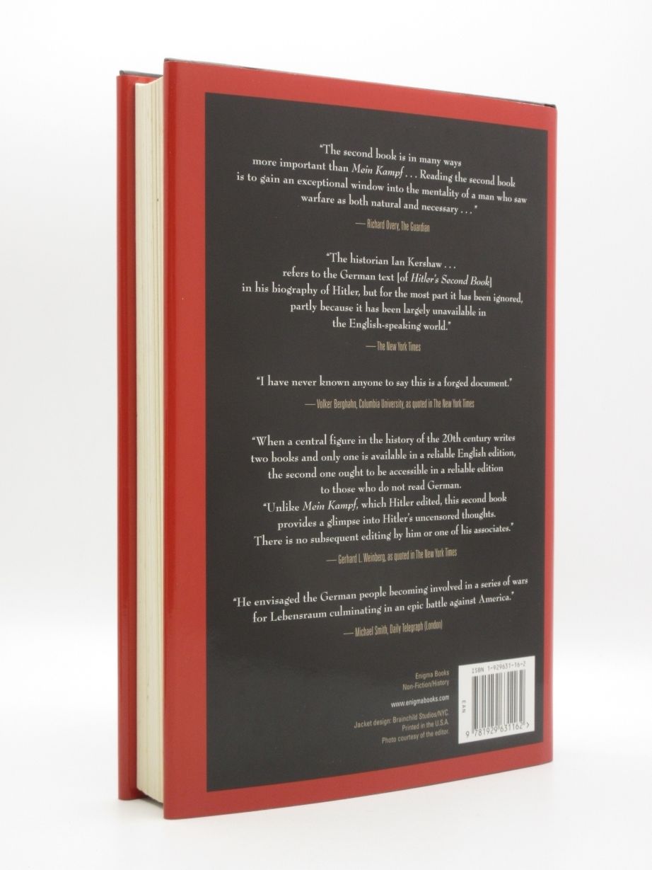 Hitler's Second Book: The Unpublished Sequel to Mein Kampf: (aka Hitler ...
