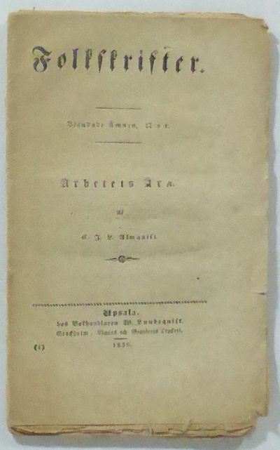 Folkskrifter. Blandade ämnen. N:o 1. Arbetets ära.