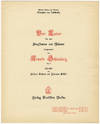 [Op. 2, no. 3]. Vier Lieder für eine Singstimme und Klavier... Op. 2 [No. 3: Erhebung] Gedichte von Richard Dehmel und Johannes Schlaf... Meinem Lehrer und Freunde Alexander von Zemlinsky