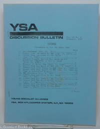 cover of YSA Discussion Bulletin: Vol. 10, no. 4 (February 1967)