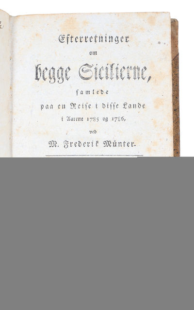 Efterretninger om begge Sicilierne, samlede paa en Reise i disse Lande i Aarene 1785 og 1786. 1.-2. Deel (alt). 2 vols. (photo 3)