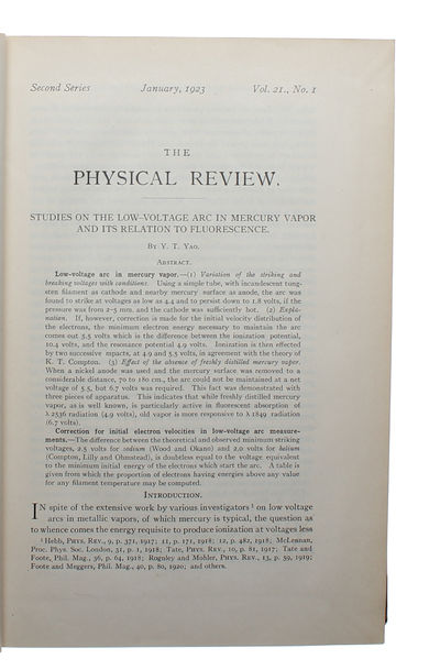 A Quantum Theory of the scattering of X-Rays by Light Elements. (photo 3)
