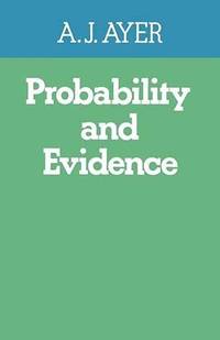 cover of Probability and Evidence