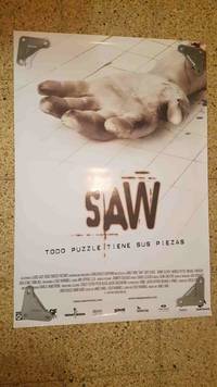 cover of Poster de cine: Saw dirigida por James Wan con Cary Elwes, Danny Glover
