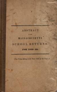 Abstract of the Massachusetts School Returns, for 1839-40