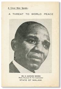 A Great Man Speaks: A Threat to World Peace [cover title]