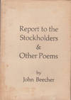 Report to the Stockholders & Other Poems 1932-1962.