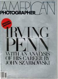 cover of AMERICAN PHOTOGRAPHER 1984: CAREER OF IRVING PENN + JAMES BALOG, AUBREY BODINE