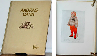 Andras barn. 32 målningar med text.