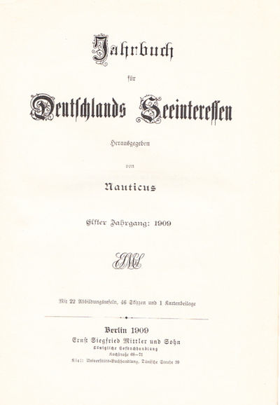 Jahrbuch für Deutschlands Seeinteressen…