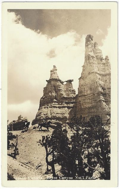 Queen Victoria - Bryce Canyon Nat'l Park [Real Photo Postcard]