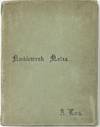Needlework Notes, Dated from Sept. 4, 1918 through Nov. 11, 1920