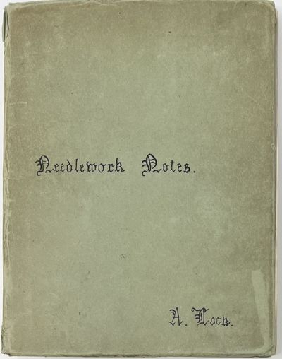Needlework Notes, Dated from Sept. 4, 1918 through Nov. 11, 1920