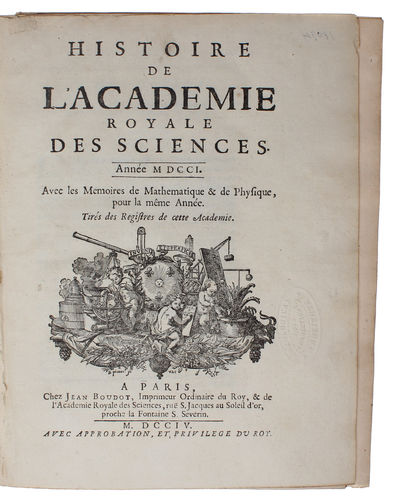 Systeme général des Intervalles des Sons, & son Application à tous les Systèmes & à tous les Instrumens de Musique. Par M. Sauveur. - [ THE SCIENTIFIC FOUNDATION OF HARMONICS - COINING THE TERM "ACOUSTICS"] (photo 3)