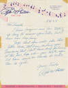 Autograph Letter Signed