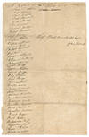 Return for Lt. John Hickss Company at West Point