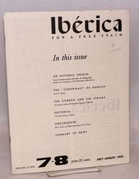 Ibérica; for a free Spain, volume 10, no.7-8, July-August 1962