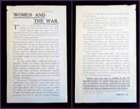 Women And the War