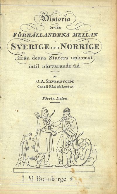 Historia öfver Förhållendena mellan Sverige och…