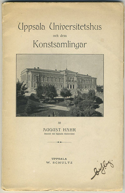 Uppsala universitetshus och dess konstsamlingar.