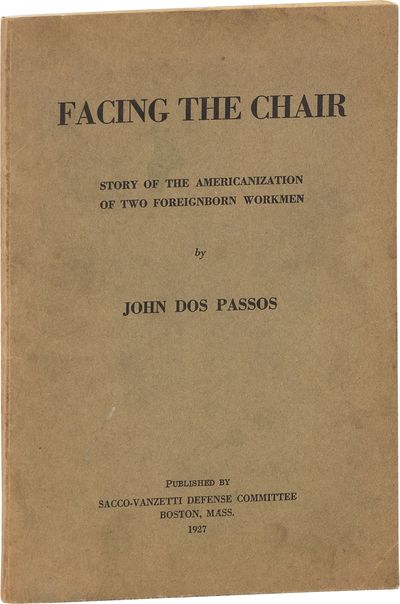 Facing the Chair: Story of the Americanization of Two Foreignborn Workmen