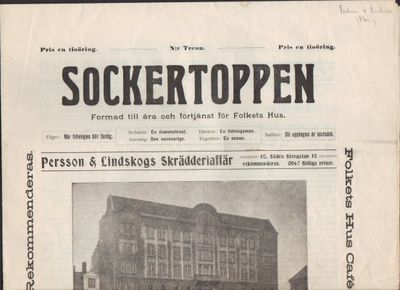 Sockertoppen. Formad till ära och förtjänst för…